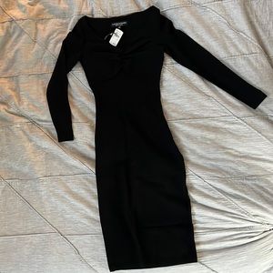 Elegant long sleeve formal or cocktail dress.